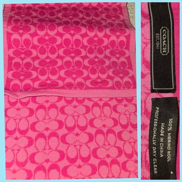 Coach signature logo scarf - Picture 1 of 1